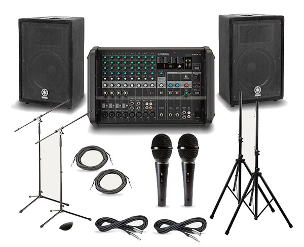 PA/Sound System: 8 Channel Mixer Setup